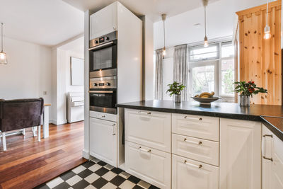 Interior of modern kitchen