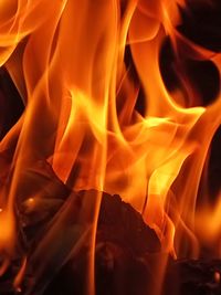 Close-up of fire