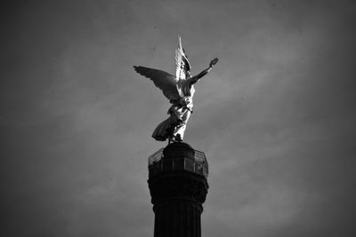 Low angle view of statue