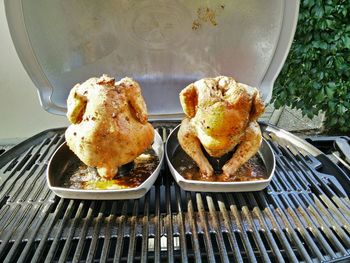 Close-up of served food