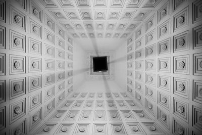 Surface level of corridor of building