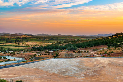 Industrial tailings from a gold and copper mine in chile depicting environmental impact.