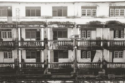 Full frame shot of residential building