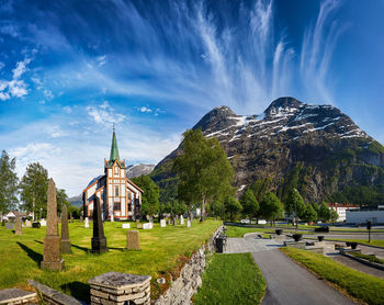 Hov church, sunndalsøra, sunndal, møre og romsdal, norway