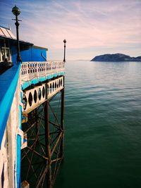 Scenic view of sea against sky during daytime