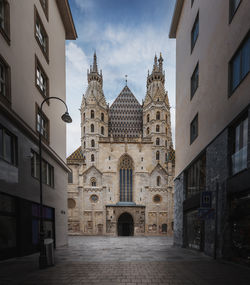 Low angle view of old building