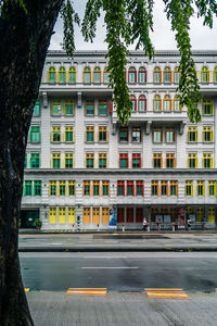 View of city street