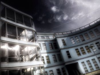 Low angle view of building against sky