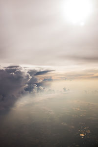 Scenic view of sky during sunset