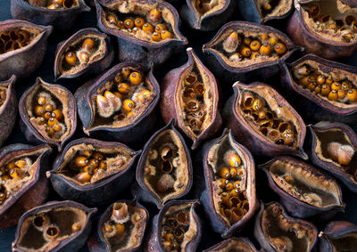 Full frame shot of fruits in market