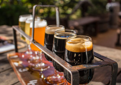 Close-up of drink on table