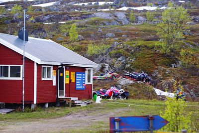 Houses in a village