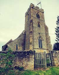 Low angle view of old building