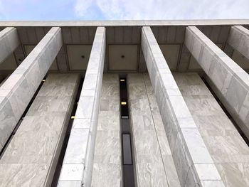 Low angle view of building against sky