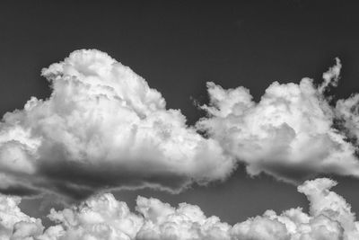 Low angle view of clouds in sky