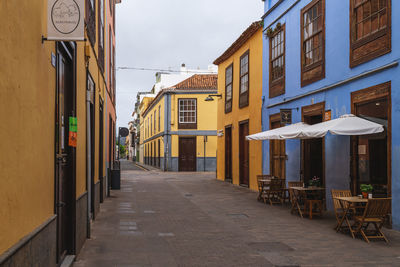 Street amidst buildings in city