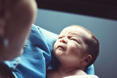 Close-up of baby boy