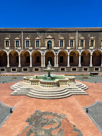 Low angle view of historical building