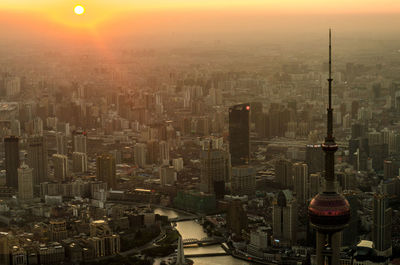 Aerial view of a city