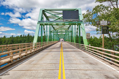 View of bridge against sky