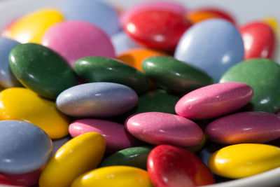 Close-up of multi colored candies