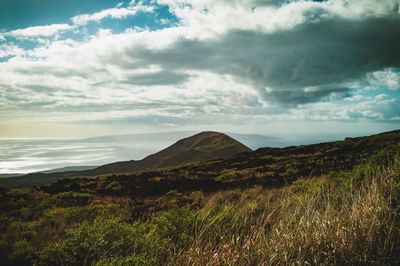 Scenic view of landscape against sky