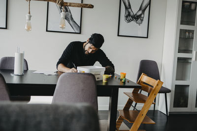 Man sitting at table