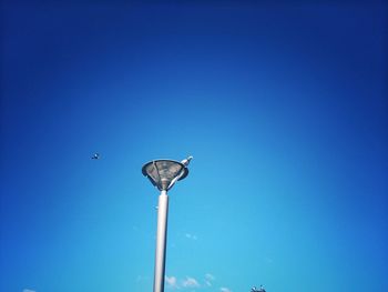 Low angle view of blue sky