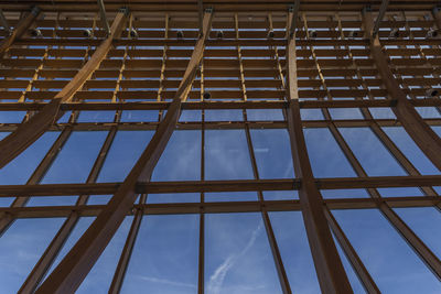 Low angle view of built structure against sky