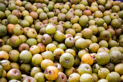 Full frame shot of apples