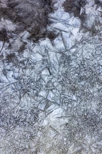 Full frame shot of snow covered field