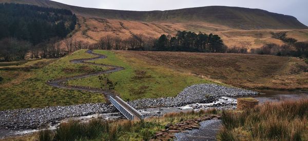 Image from the brecon beacons in wales. image was taken towards the end of autumn.