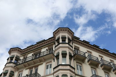 Low angle view of building against sky