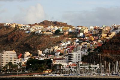Cityscape against sky