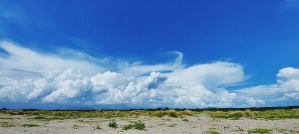 Panoramic view of landscape against sky