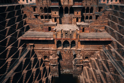 Low angle view of historic building