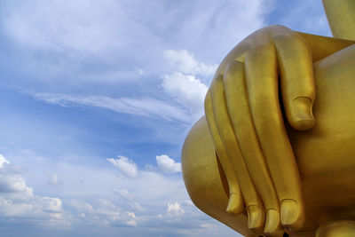 Big buddha statue in thai city