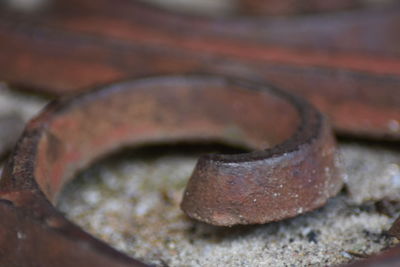 Close-up of rusty metal