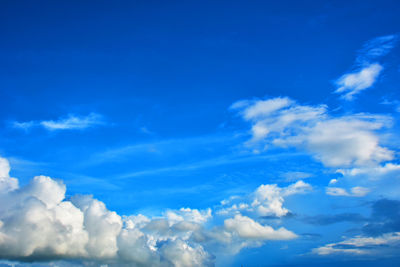 Low angle view of clouds in sky