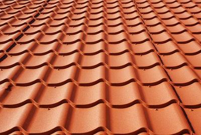 Full frame shot of roof tiles