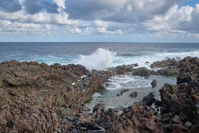 Seacoast of buenavista del norte, tenerife, canary island, spain