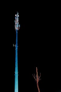 Close-up of fire at night