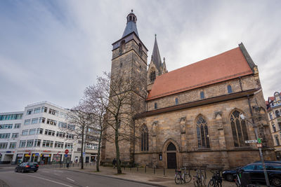 Low angle view of building against sky