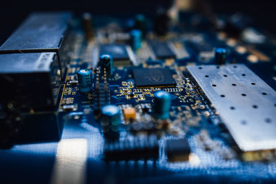 Close-up of circuit board