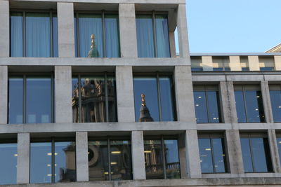 Low angle view of historic building