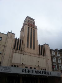 Low angle view of building against sky