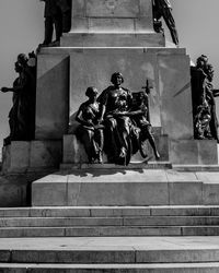 Low angle view of statue