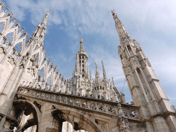 Low angle view of cathedral against the sky