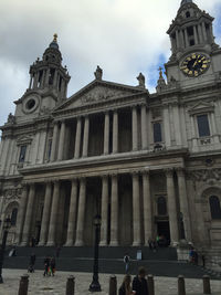 Low angle view of building against sky