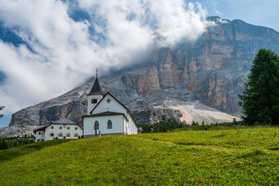 Panoramic shot of buildings against sky